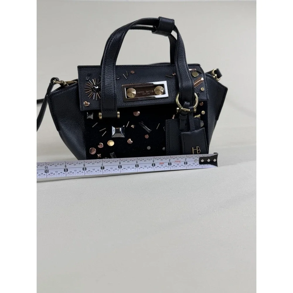 Rare Embellished Modern Icon Mini Satchel By Henri Bendel Retro 90's Pop Punk